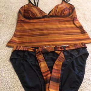 Croft & Barrow 2 Piece Swimsuit Size 16